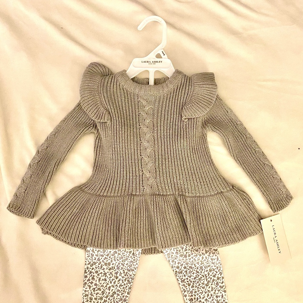 Laura Ashley sweater outfit